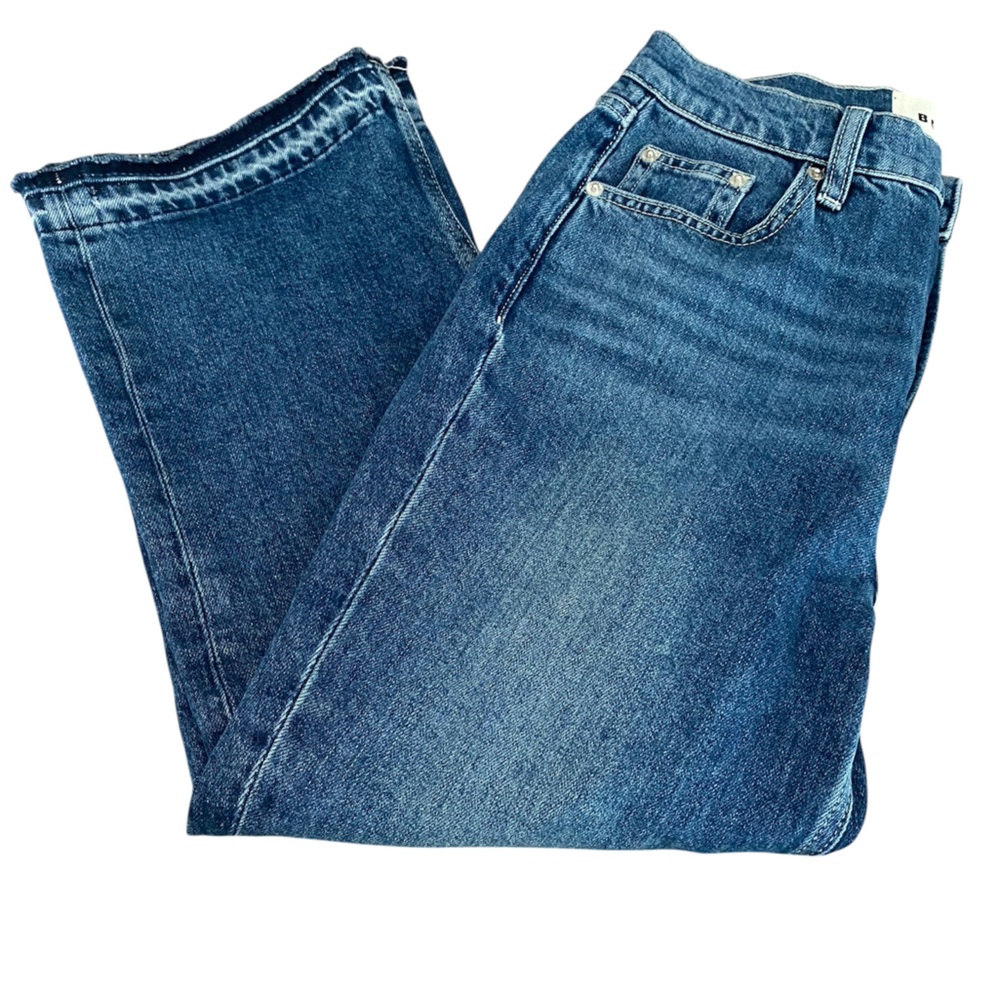 Boden Mid Rise Baby Kick Jeans - Light Blue Denim
